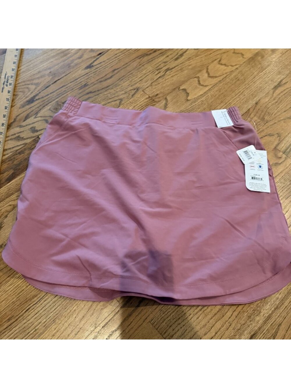 Pebble Beach Womens Large Rose Pink Skort New Tennis Golf